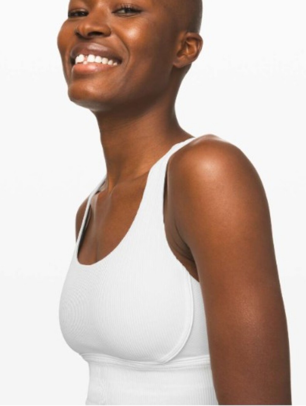 Lululemon Energy Bra Longline Texture Ribbed Medium Support B/C Cup